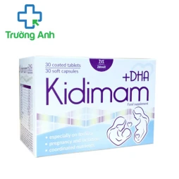Kidimam+DHA- Bổ sung dưỡng chất cho phụ nữ mang thai, cho con bú