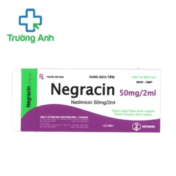 Negracin 50mg/2ml Dopharma - Thuốc điều trị nhiễm khuẩn hiệu quả