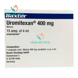 Uromitexan 400mg/ 4ml Baxter - Thuốc điều trị ung thư hiệu quả