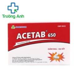 Acetab 650 - Tthuốc điều trị hạ sốt giảm đau hiệu quả Agimexpharm