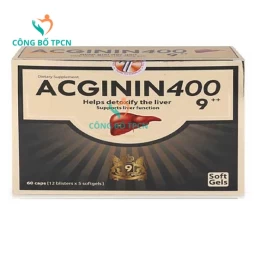 Acginin 400 9++ - Hỗ trợ điều trị rối loạn chức năng gan hiệu quả