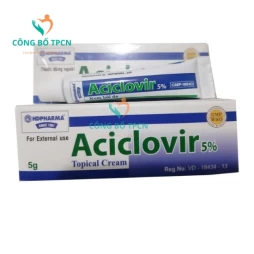 Aciclovir 5% HD Pharma - Thuốc điều trị zona thần kinh