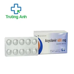 Acyclovir 400mg Quapharco - Thuốc điều trị bệnh Herpes simplex