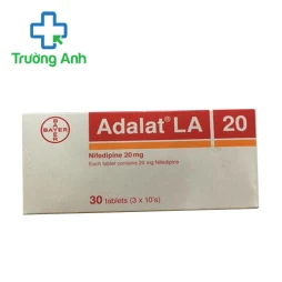 Adalat LA 20mg Bayer - Thuốc điều trị tăng huyết áp hiệu quả