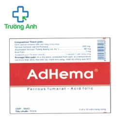 Adhema Quapharco - Thuốc điều trị thiếu máu hiệu quả