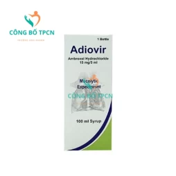 Adiovir 100ml - Thuốc điều trị bệnh lý đường hô hấp hiệu quả