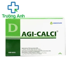 Agi- calci Agimexpharm (viên) - Phòng, điều trị thiếu calci hiệu quả của Agimexpharm