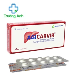 Agicarvir 0,5mg Agimexpharm - Thuốc điều trị viêm gan B hiệu quả