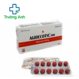 Agidecotyl 500 Agimexpharm - Thuốc điều trị các cơn đau co cứng