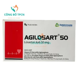 Agilosart 50 - Thuốc điều trị tăng huyết áp từ nhẹ đến trung bình