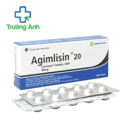 Agimlisin 20 Agimexpharm - Thuốc điều trị tăng huyết áp hiệu quả