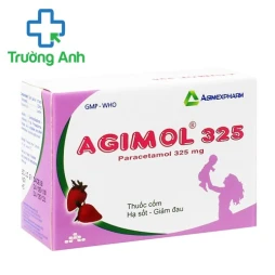 Agimol 325 - Thuốc hạ sốt - giảm đau hiệu quả của Agimexpharm