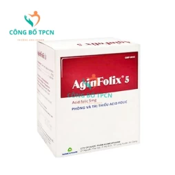 Aginfolix 5 - Bổ sung acid folic hiệu quả của Agimexpharm