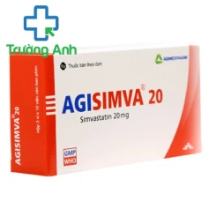 Agisimva 20 - Thuốc điều trị tăng cholesterol máu hiệu quả của Agimexpharm