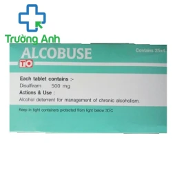 Alcobuse (Disulfiram 500mg) - Thuốc điều trị nghiện rượu hiệu quả