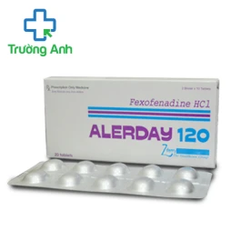 Alerday 120 - Thuốc điều trị viêm mũi dị ứng và chứng mày đay mạn tính