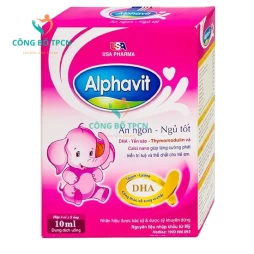 Alphavit - Bổ sung acid amin và vitamin cho trẻ ăn ngon, ngủ tốt