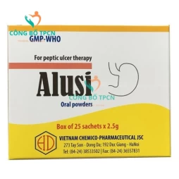 Alusi - Thuốc điều trị loét dạ dày - tá tràng hiệu quả