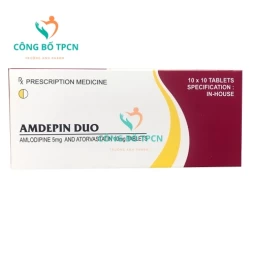 Amdepin Duo - Thuốc điều trị cao huyết áp hiệu quả của Ấn Độ