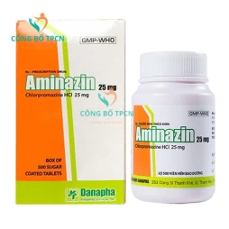 Aminazin 25mg (công ty dược phẩm Danapha)