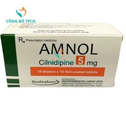 Amnol 5mg Herabiopharm - Thuốc điều trị tăng huyết áp hiệu quả
