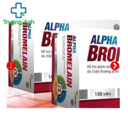 Anpha Bromelain - Điều trị viêm phế quản hiệu quả