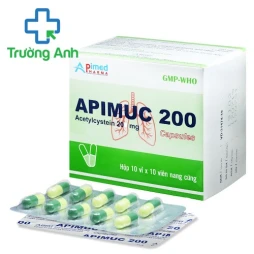 Acetylcystein 200mg (viên nang) - Thuốc điều trị viêm phế quản của Apimed