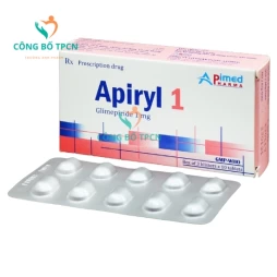 Apiryl 1 - Thuốc điều trị đái tháo đường type 2 của Apimed