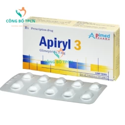 Apiryl 3 - Thuốc điều trị đái tháo đường type 2 của Apimed