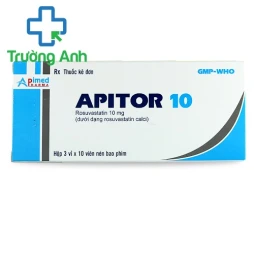 Apitor 10 - Thuốc hạ cholesterol máu hiệu quả của Apimed