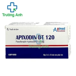 Apixodin DT 120 - Thuốc trị viêm mũi dị ứng hiệu quả của Apimed