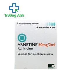 Arnetine 50mg/2ml Medochemie - Thuốc điều trị loét dạ dày tá tràng hiệu quả