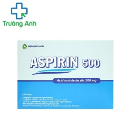 Aspirin 500mg Agimexpharm - Thuốc giảm đau ở mức độ nhẹ 