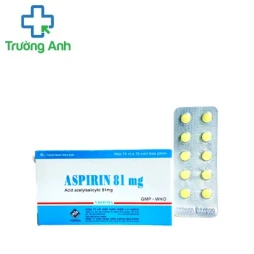Aspirin 81mg Vidipha - Điều trị thứ phát nhồi máu cơ tim
