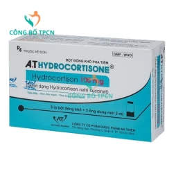 A.T Hydrocortisone - Thuốc tiêm điều trị suy thượng thận hiệu quả