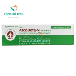 AtcoBeta-N Ointment - Thuốc điều trị viêm da hiệu quả của Pakistan (10 hộp)