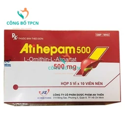 Atihepam 500mg (viên) - Thuốc điều trị các bệnh lý về gan hiệu quả