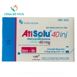 Atisolu 40 inj - Thuốc chống viêm hiệu quả của An Thiên