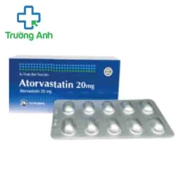  Atorvastatin 20 mg PV Pharma - Thuốc trị tăng mỡ máu hiệu quả