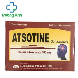 Atsotine Soft Capsule 400mg - Thuốc điều trị đột quỵ, chấn thương sọ não
