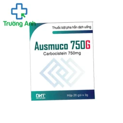 Ausmuco 750G Hataphar - Thuốc điều trị rối loạn dịch tiết đường hô hấp