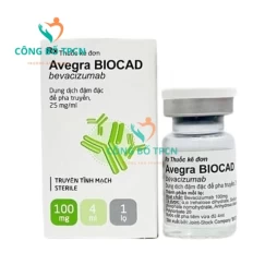 Avegra Biocad 100mg/4ml - Thuốc trị các bệnh ung thư của Nga