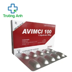 Avimci 100mg Armephaco (viên) - Thuốc điều trị nhiễm khuẩn nhẹ đến trung bình  