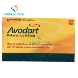 Avodart - Thuốc điều trị phì đại tuyến tiền liệt hiệu quả