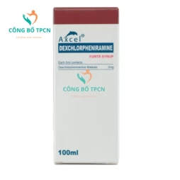 Axcel Dexchlorpheniramine Forte Syrup 2mg/5ml - Thuốc chống dị ứng