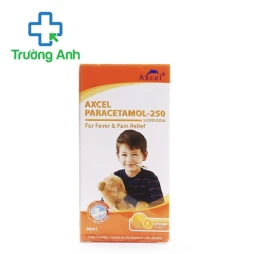 Axcel Paracetamol-250 suspention (Orange) Kotra Pharma - Thuốc giảm đau hạ sốt hiệu quả