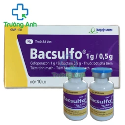 Bacsulfo 1g/0,5g - Thuốc điều trị các nhiễm khuẩn hiệu quả của Imexpharm