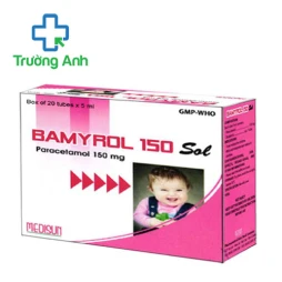 Bamyrol 150 Sol Medisun - Thuốc giảm đau và hạ sốt hiệu quả