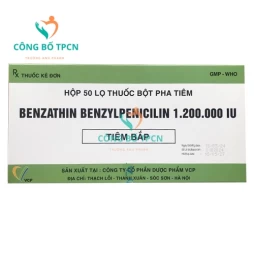 Benzathin Benzylpenicilin 1.200.000IU - Thuốc diệt vi khuẩn hiệu quả