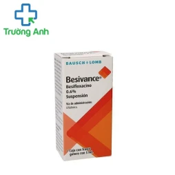 Besivance 5ml Bausch & Lomb - Dung dịch nhỏ trị viêm kết mạc gây ra do vi khuẩn